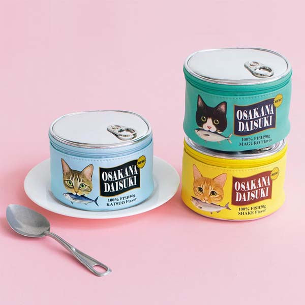 Canned-Cat-Food Shaped Beauty Pouch